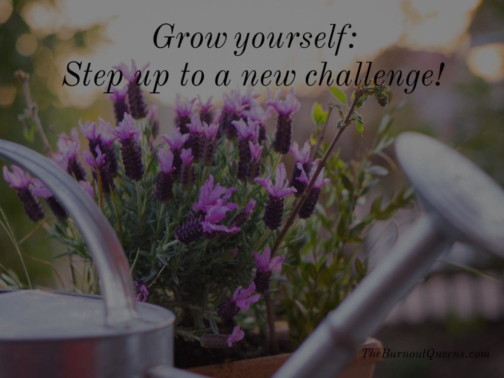 Grow yourself:  Step up to a new challenge!