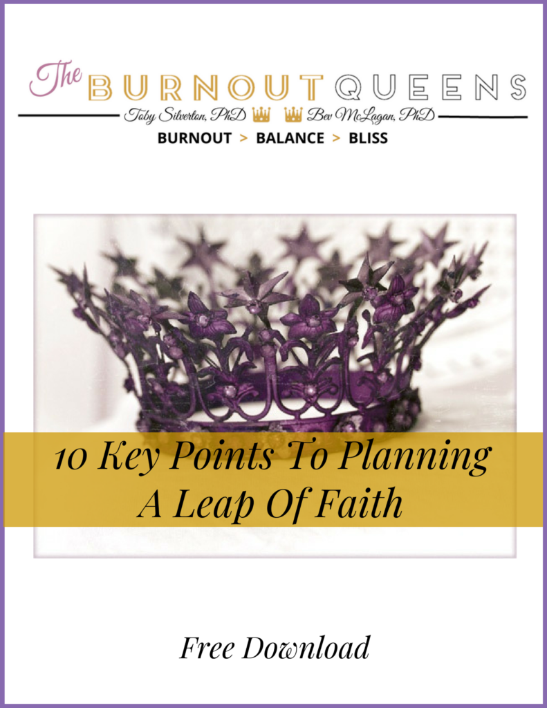 10 Key Points To Planning A Leap Of Faith