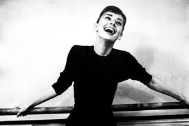 hepburn laughing